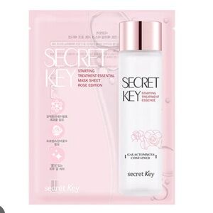 🌹FREE w/purchase Hydrating secret key Treatment sheet mask Essence rose k beauty